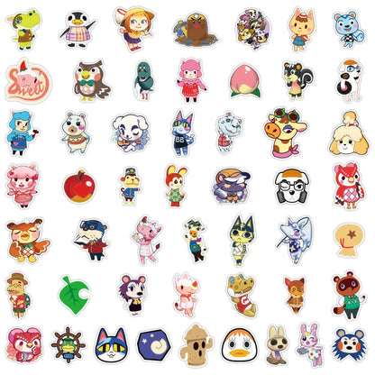 10/30/50/100pcs Cute Game Animal Crossing Graffiti Stickers Cartoon Decals Scrapbook Diary Laptop Phone DIY Sticker for Kids Toy