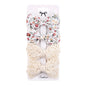 4Pcs Leopard Print Hair Bow Clips for Baby Girls Lace Barrettes