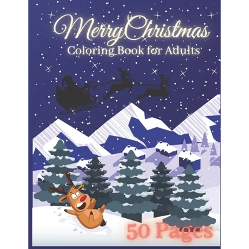Merry Christmas Coloring Book For Adults: Wonderful Relaxing Patterns For Xmas - Paperback