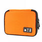 Waterproof Nylon Cable Organizer Bag 24 x 16 x 2.5 cm (9.4 x 6.3 x 1.0 in) – Travel Electronics Case for USB Drives Chargers Power Bank – Camping & Hiking