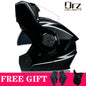 Latest DOT Approved Safety Modular Flip Motorcycle Helmet Voyage Racing Dual Lens Helmet Interior Visor Orz-161