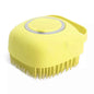 2-in-1 Pet Bath Brush – Soft Silicone Dog Cat Grooming & Massage Comb