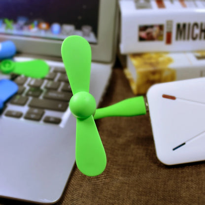 USB Mini Portable Fan – Flexible Neck, Plug & Play, for Laptop & Smartphone (Random Color)