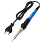 60W Adjustable Temperature Soldering Iron 200–450°C Electric Rework Station with 5 Tips & Stand, 110/220V EU/US Plug