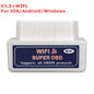 Mini ELM327 OBD2 Bluetooth & WiFi Scanner for Android iOS - Car Diagnostic Code Reader