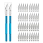 Non-Slip Metal Engraving Craft Knife Kit with #11 Blades — Precision PCB & Mobile Phone Repair Tool (10 or 40 pcs)