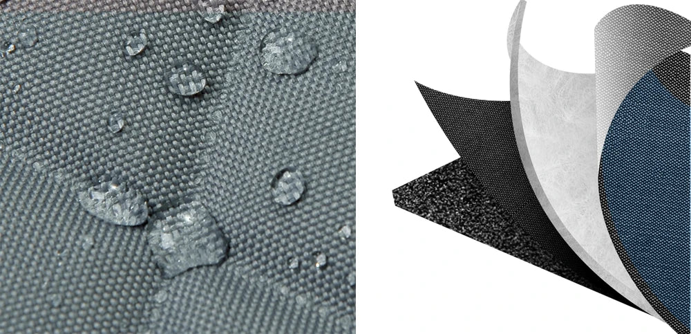 PETRAVEL Waterproof Dog Car Seat Cover with Mesh Window