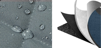 PETRAVEL Waterproof Dog Car Seat Cover with Mesh Window