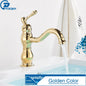 Antique Brass Vessel Sink Faucet Deck-Mounted Single Hole Hot & Cold Mixer Tap for Bathroom