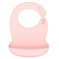 Silicone Baby Bib Waterproof Adjustable Cartoon Banana Feeding Bib with Pocket BPA-Free for 1-3 Years