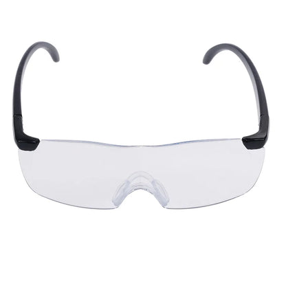 Presbyopic Magnifying Reading Glasses 1.6x (160%) Black Portable PC Eye Protection