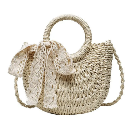 Eco-Friendly Rattan Straw Bag – Handmade & Stylish