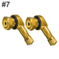 2-Pack 90° Aluminum Motorcycle Tubeless Valve Stem Caps — 11.3mm (0.45in) Fit