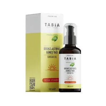 Tabia Natural Tanning Oil for Sun-Kissed Glow - Moisturizing & Nourishing with Sesame Seed, Pomegranate, Rice Bran & Cocoa Extracts