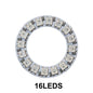 WS2812B RGB LED Pixel Ring - Individually Addressable 8/16/24/35/45-LED DC 5V