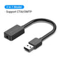 USB External Sound Card Adapter - USB to 3.5mm Audio Interface for PC, Laptop, PS4 Headset & Microphone