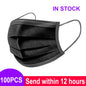 3-Layer Disposable Mouth Mask – Anti-Dust Face Mask with Ear Loops