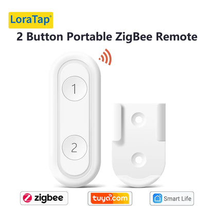 LoraTap ZigBee 3.0 Wireless 6 Push Button Remote Tuya Scene Automation Control Switch Smart Life App