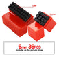 Letter & Number Stamp Punch Set - Hardened Steel for Metal, Wood, Leather (A-Z, 0-9)