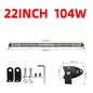 CO LIGHT 10D 10 20 30 inch 52W 104W 156W LED Work Light Bar Combo 4x4 Offroad LED Light Bar for Tractor Boat 4WD 4x4 Trucks ATV