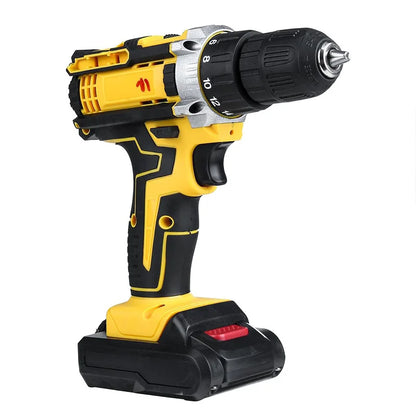Gisam 21V Cordless Drill and Screwdriver, 28 N·m Torque