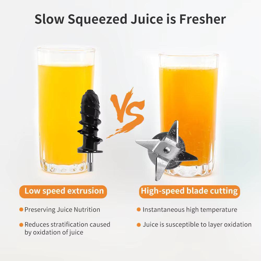 LUFVEBUT BP-8038 Slow Masticating Juicer, 200 W