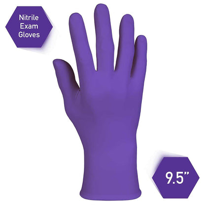 Halyard 1000ct Purple Nitrile Exam Gloves Non-Sterile Powder-Free 5.9 Mil, 9.5" Purple