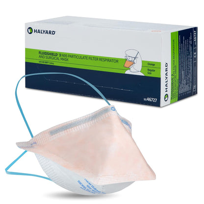 Halyard 315pcs Fluidshield 76727 Particulate Respirator Level 3 N95 Face Mask