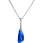 Sapphire Blue Inspire Necklace Created with Crystals
