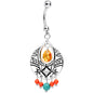 Southwest Dreamcatcher Dangle Charm created with Crystals
