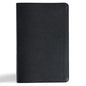 CSB Thinline Bible, Anglicised Edition, Black Genuine Leather - Leather