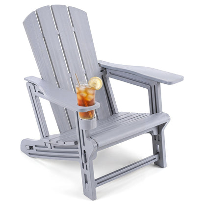 HDPE Adirondack Chair with Realistic Wood Grain