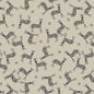 Jungle Romp Tossed Zebra Beige 43"/44" Fabric Per Yard