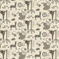Jungle Romp Small Allover Animals Cream 43"/44" Fabric Per Yard