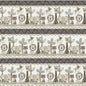 Jungle Romp Novelty Jungle Stripe Multi 43"/44" Fabric Per Yard