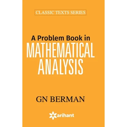 4901102Mathematical Analysis - Paperback