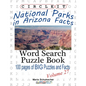 Circle It, National Parks in Arizona Facts, Word Search, Puzzle Book - Paperback