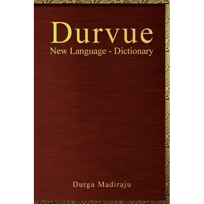 Durvue New Language - Dictionary - Paperback
