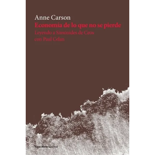 Economía de lo que no se pierde - Paperback