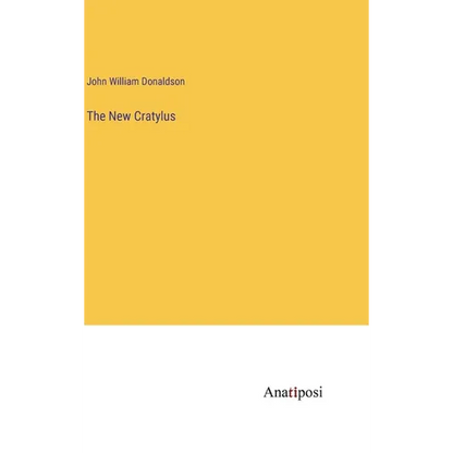The New Cratylus - Hardcover