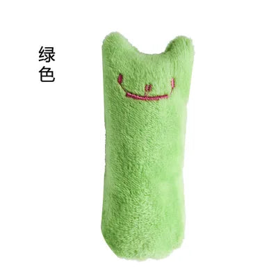 Catnip Teeth-Grinding Plush Toy - Interactive Chew & Vocal Toy for Cats & Kittens