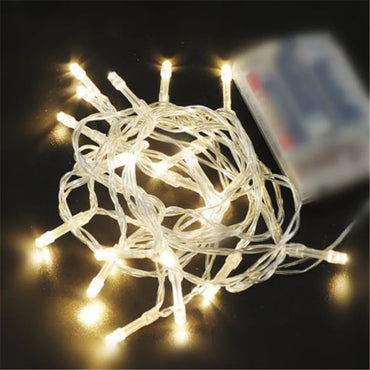 AA Battery Operated LED String Lights — 10/20/40/80/160 LED Fairy Lights, Cool White/Warm White/RGB for Christmas Wedding Party Garland