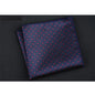Men's Polyester Pocket Square Handkerchief Polka Dot Striped Floral Print 9 x 9 in (23 x 23 cm)