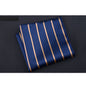 Men's Polyester Pocket Square Handkerchief Polka Dot Striped Floral Print 9 x 9 in (23 x 23 cm)