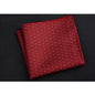 Men's Polyester Pocket Square Handkerchief Polka Dot Striped Floral Print 9 x 9 in (23 x 23 cm)