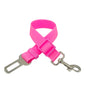 Adjustable Dog Car Seat Belt Tether 17-29 in (43-74 cm) Nylon Seatbelt Leash with Quick-Release Breakaway Clip