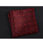 Men's Polyester Pocket Square Handkerchief Polka Dot Striped Floral Print 9 x 9 in (23 x 23 cm)
