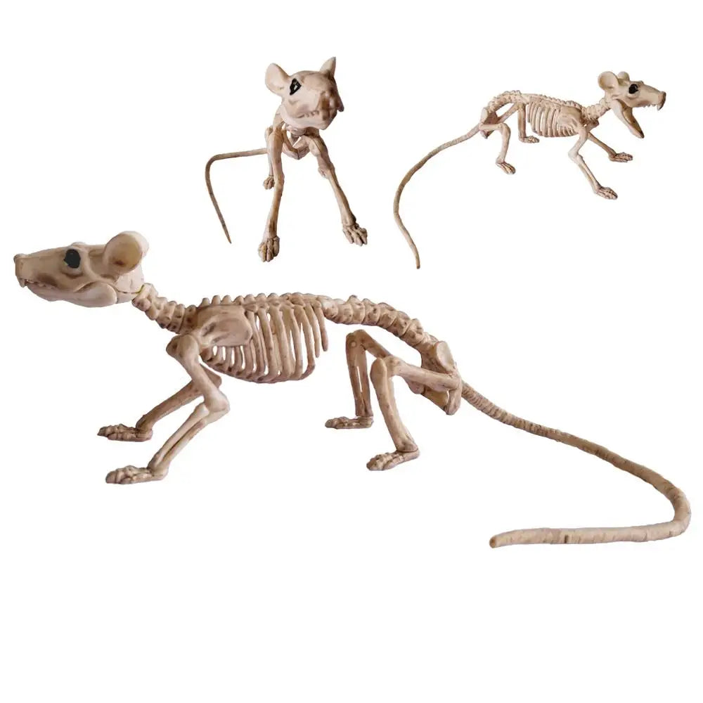 Halloween Plastic Animal Skeleton Ornament - 5 Styles