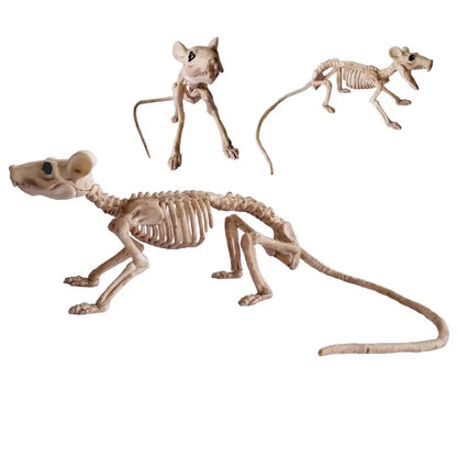 Halloween Plastic Animal Skeleton Ornament - 5 Styles