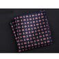 Men's Polyester Pocket Square Handkerchief Polka Dot Striped Floral Print 9 x 9 in (23 x 23 cm)